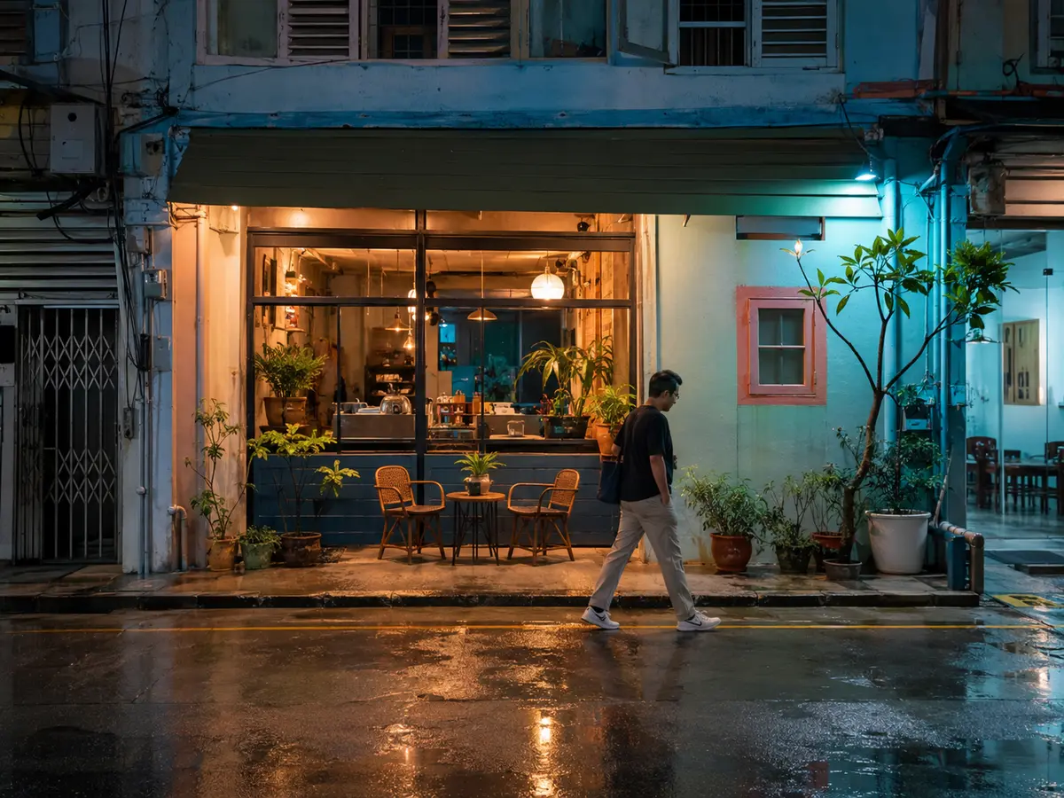 Dark or low-light image, controlled before sample